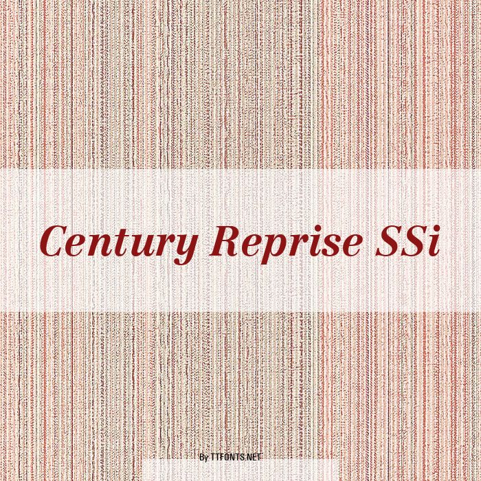 Century Reprise SSi example